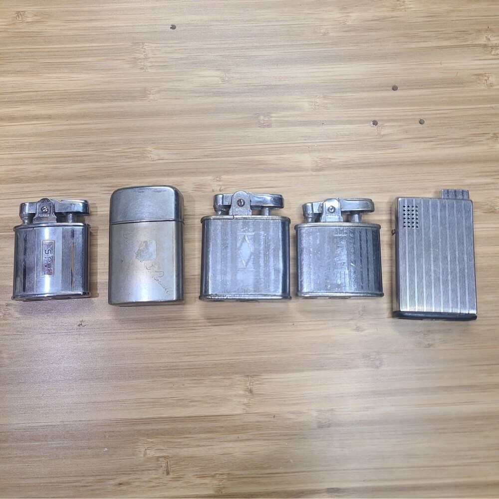 Ranson Lighter Lot of 5. Non-working. Vintage
